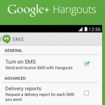 Google+ Hangouts-SMS-MMS